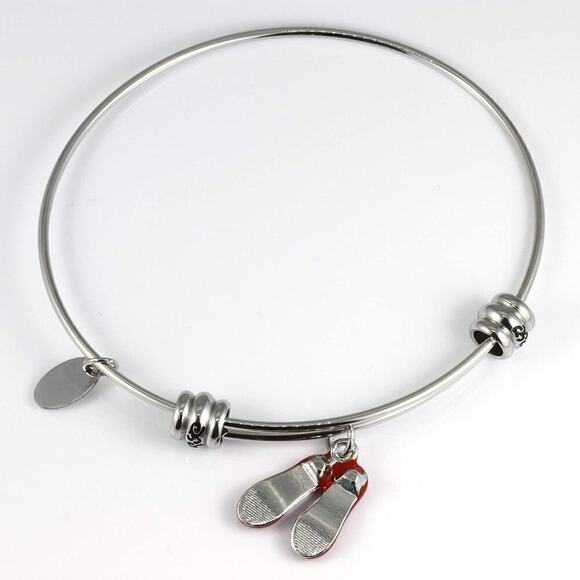 Wizard of Oz | Ruby Slippers Jewelry or Ruby Red Slippers Bracelet Bangle - Picture 9 of 9
